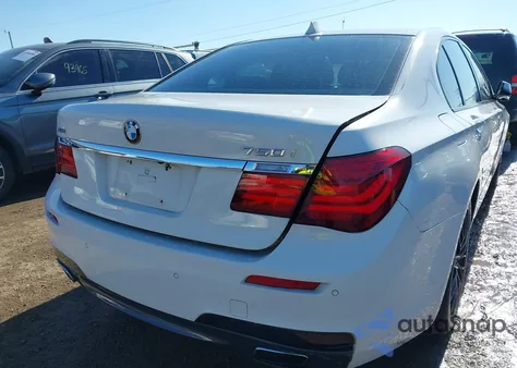 2013 BMW 750I xDrive z USA, uszkodzony, nr VIN WBAYB6C58DD223812